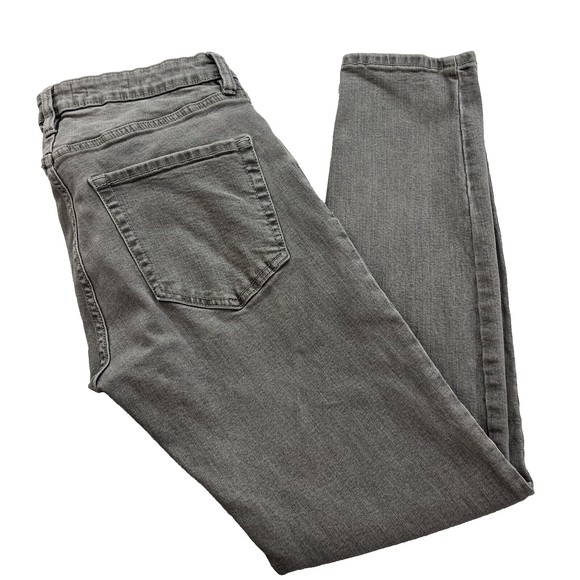 MNG Mango Sculpt Jeans Womens 8 Gray Light Washed Slim Fit Cropped Casual Ladies - Picture 7 of 8